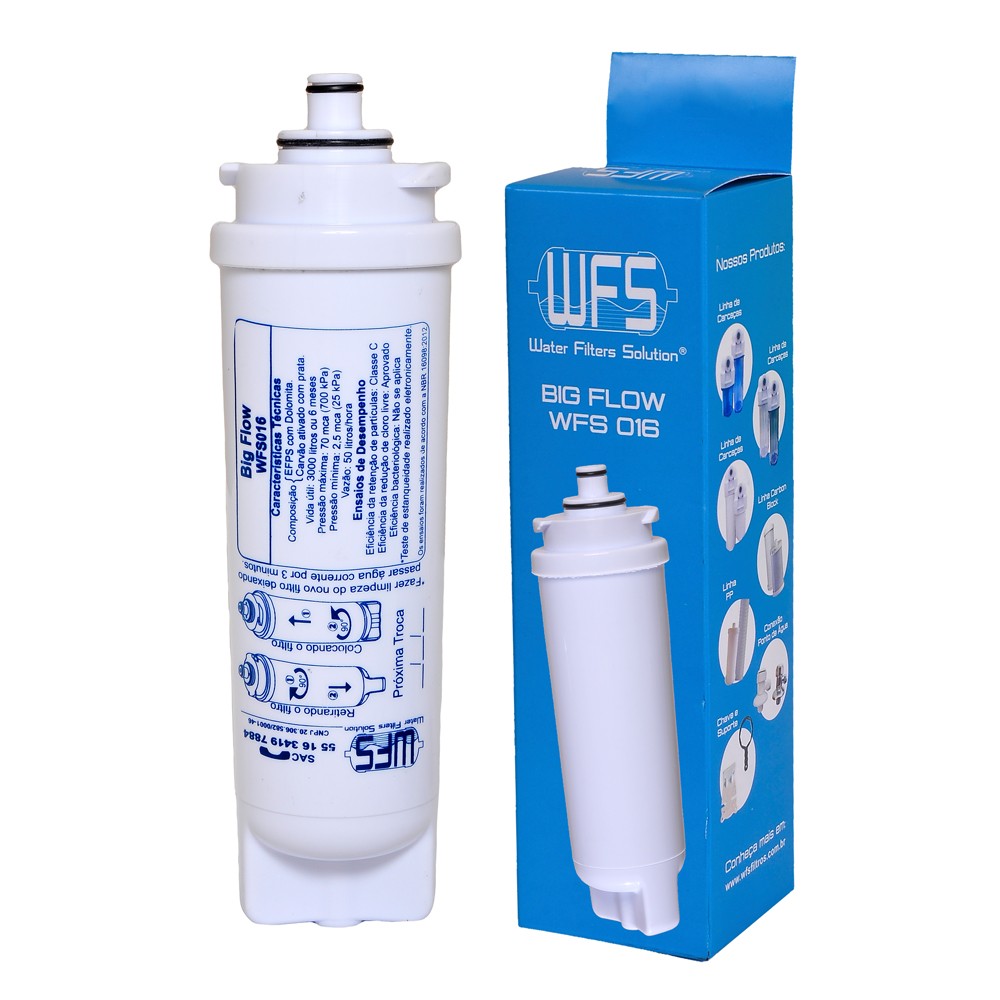 Refil / Filtro Para Purificador de água Big Flow WFS 016