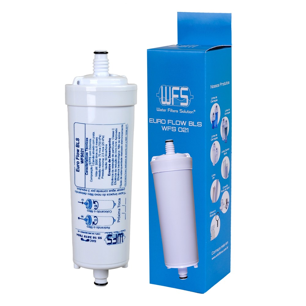Refil / Filtro Para Purificador de água Euro Flow WFS 021