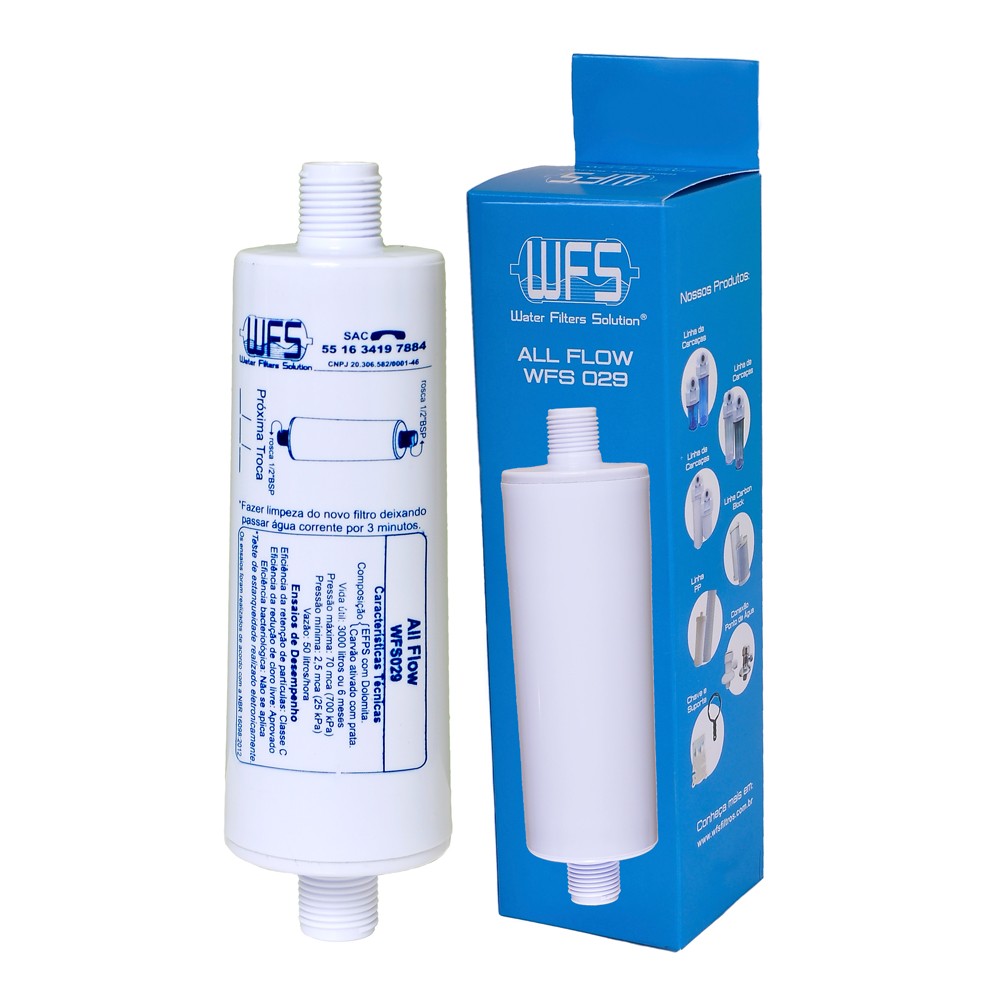 Refil / Filtro Para Purificador de água All Flow WFS 029
