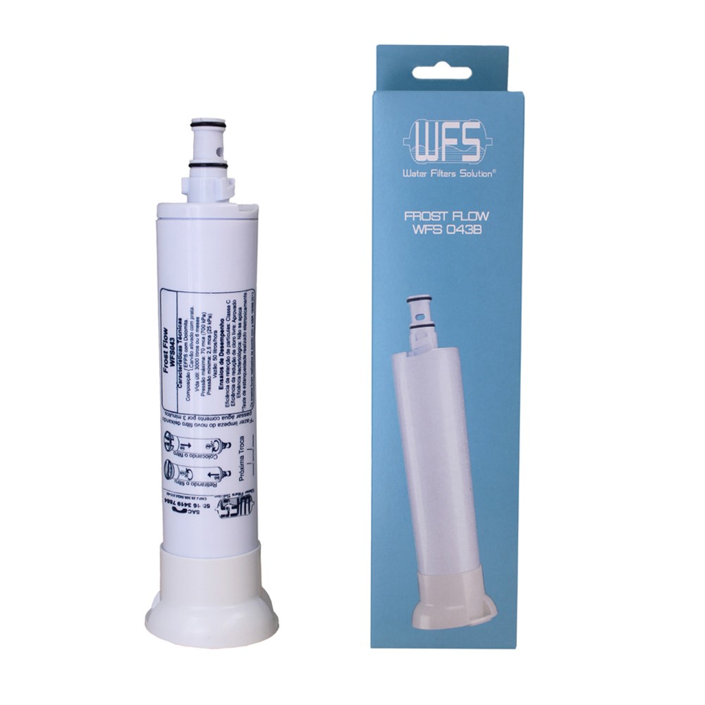 Refil / Filtro Para Purificador de água Frost Flow Branco WFS 043B