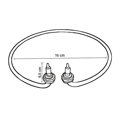 Resistência para Banho Maria / Buffet 1600W 220V 