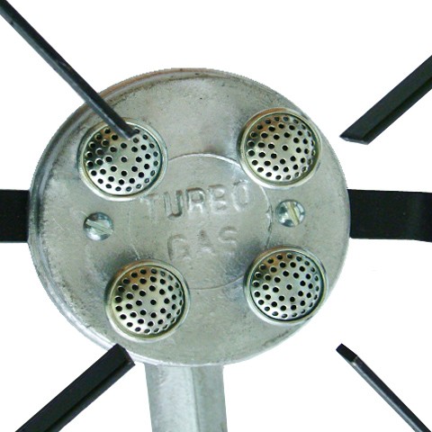 Fogareiro Quadrado 4 caulins Papaléguas