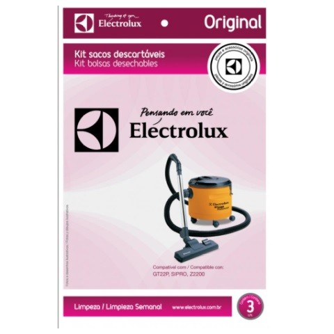 Saco Descartável para Aspirador de Pó GT 2200