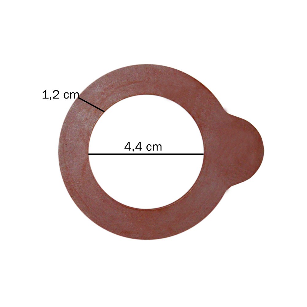 Borracha de Vedação 6,7 cm para Pote de Vidro 