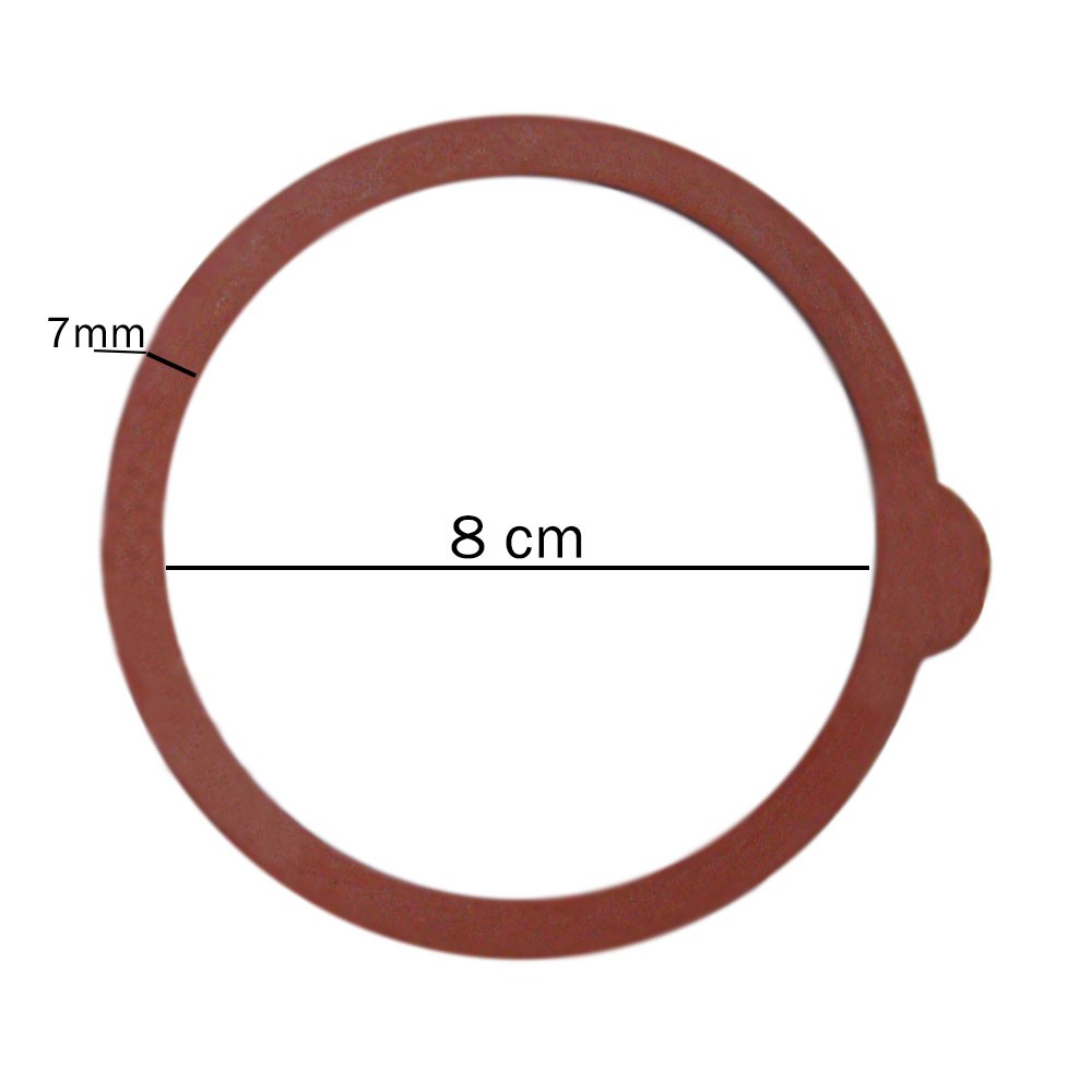 Borracha de Vedação 9,4 cm para  Pote de Vidro 