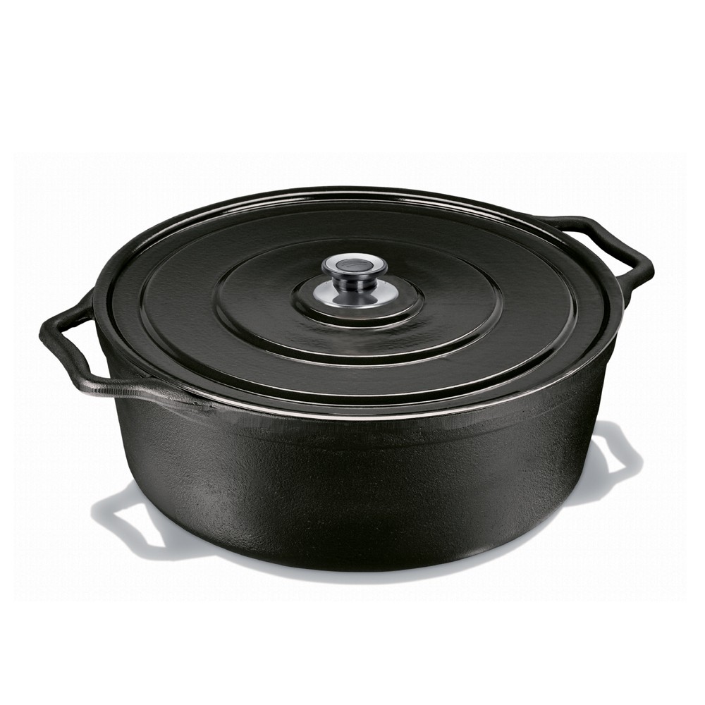 Caçarola de Ferro com Tampa Esmaltada 8,5 Litros - Fumil