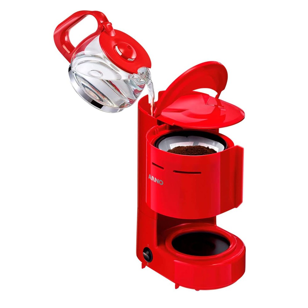 Cafeteira Elétrica Classic 15 xícaras Vermelha 220V - Arno