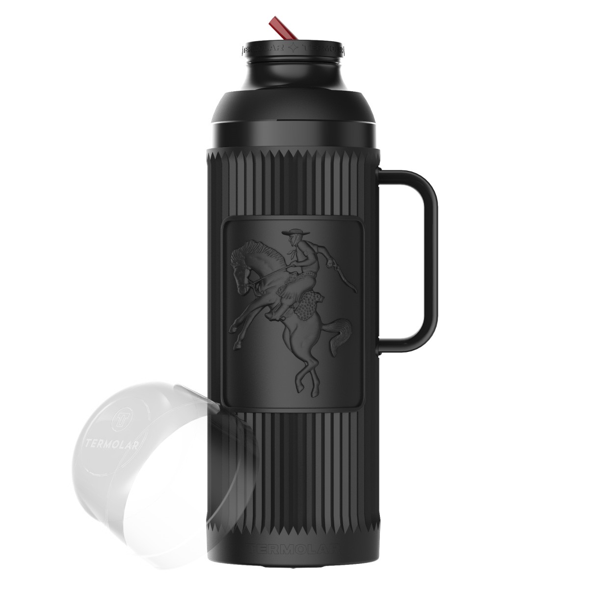 Garrafa Térmica Chimarrita 1 litro Preta - Termolar