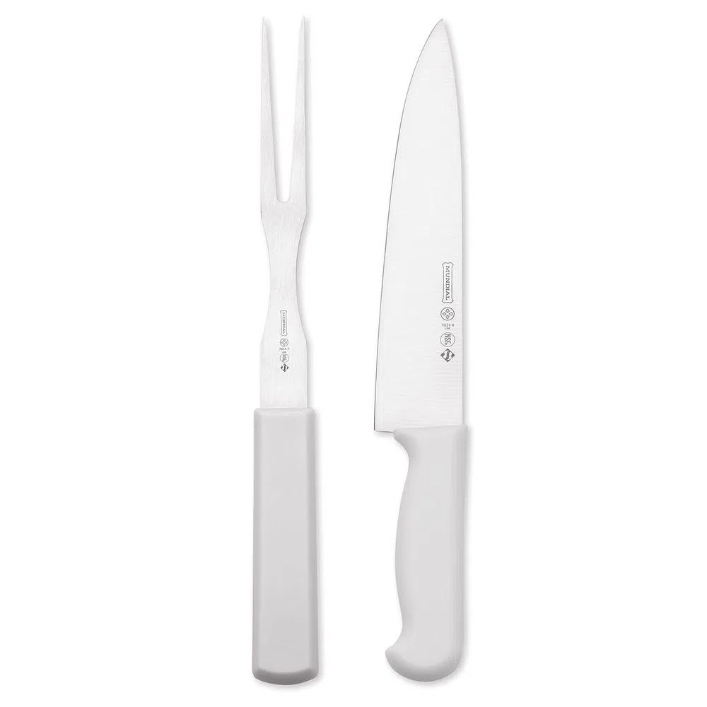 Conjunto para Churrasco 2 peças Branco Master Line - Mundial
