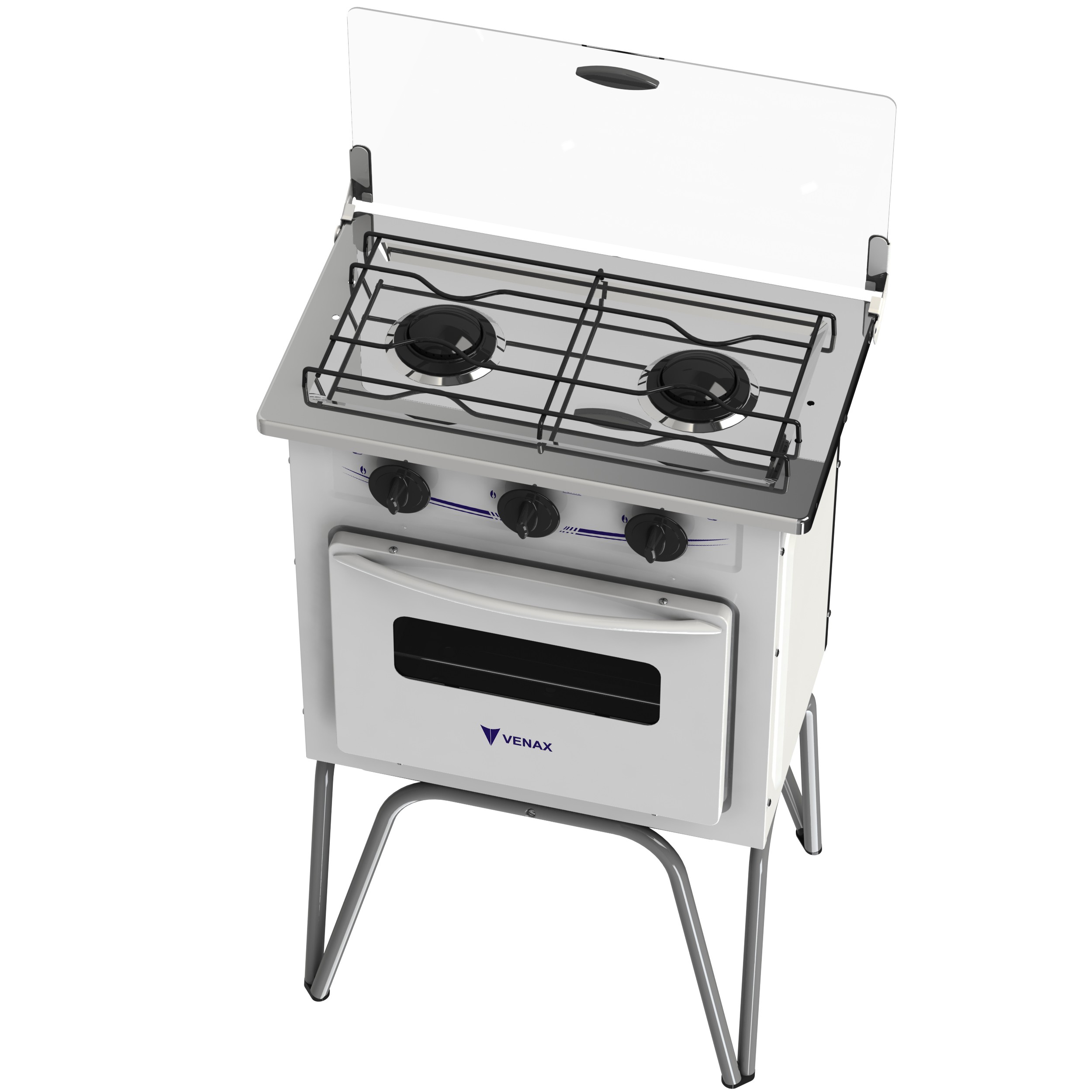 Fogão Gemini  2 bocas com forno - Venax