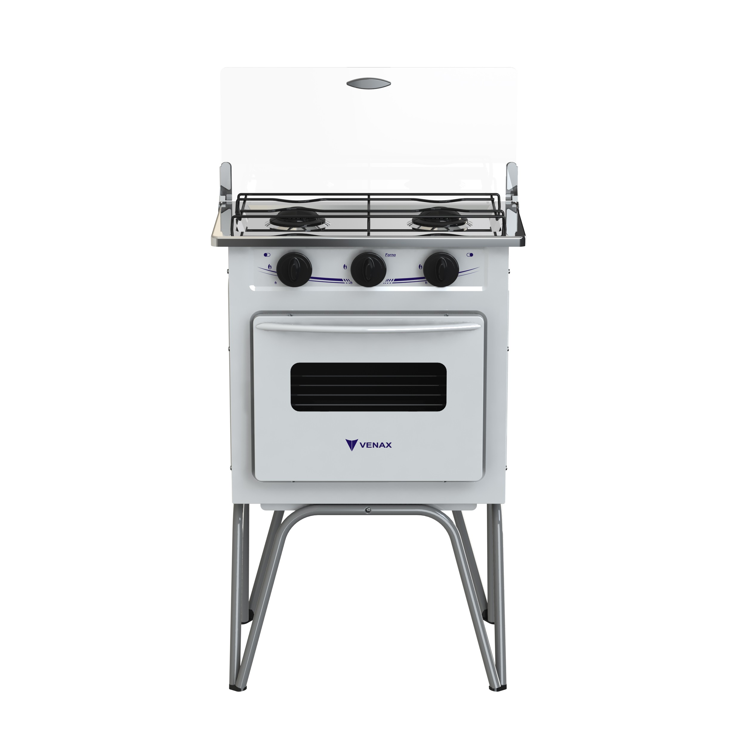 Fogão Gemini  2 bocas com forno - Venax