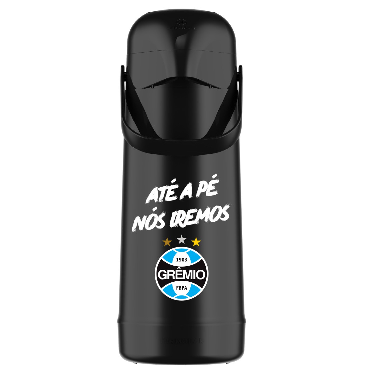Garrafa Térmica Magic Pump Grêmio 1 Litro - Termolar