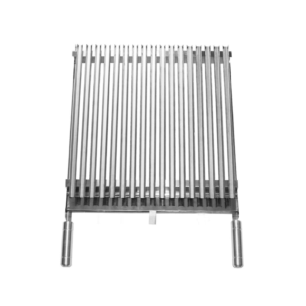 Grelha Parrilla Inox com Cabo Térmico 50x50 cm - Alfa Suportel