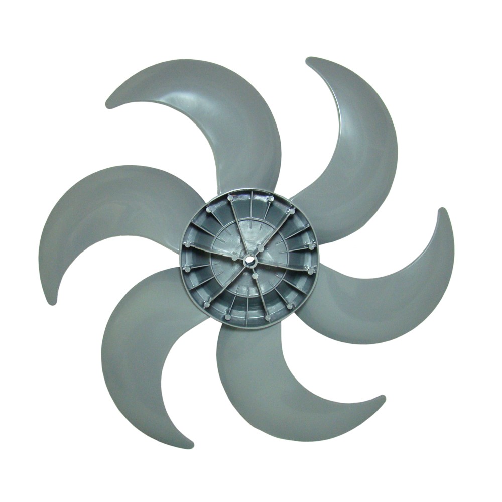Hélice Ventilador Mallory 40cm 6 Pás Turbo Silence Cinza Micromax