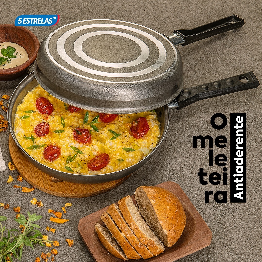 Omeleteira Antiaderente n° 18 - 5 Estrelas