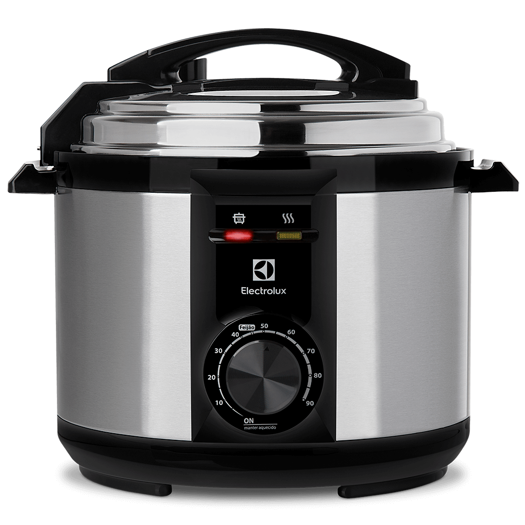 Panela de Pressão Elétrica Electrolux PCE20 em aço inox escovado 5 litros.