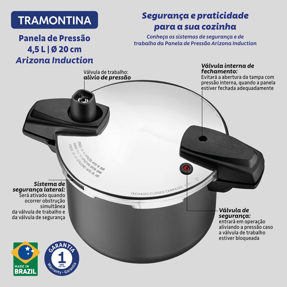 panela de pressão tramontina