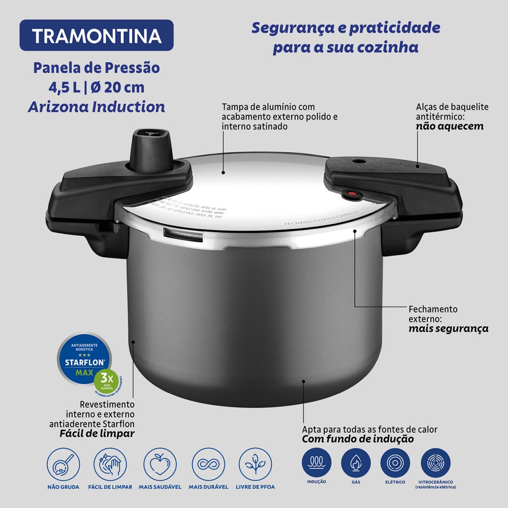 panela de pressão tramontina