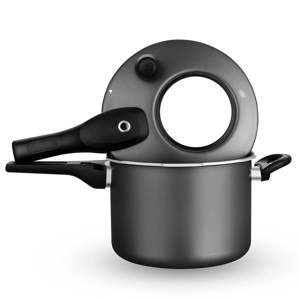 Panela de Pressão Fechamento Externo Com Visor 4,5 Litros Grafite - MTA