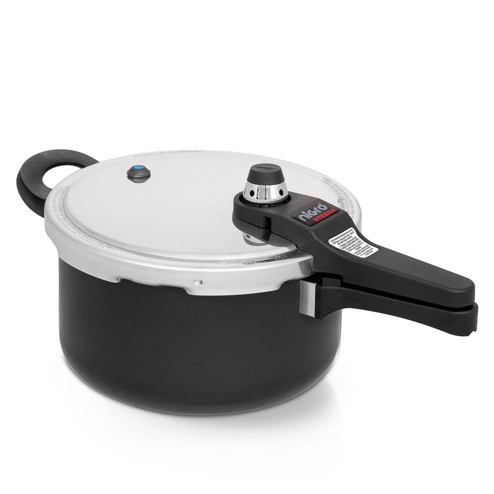 Panela de Pressão Antiaderente 4,5 Litros Eterna - Nigro