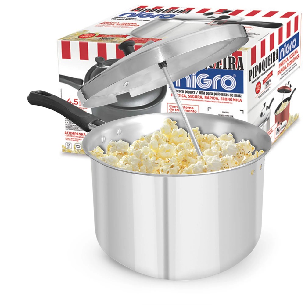 Pipoqueira Polida 4,5L - Nigro