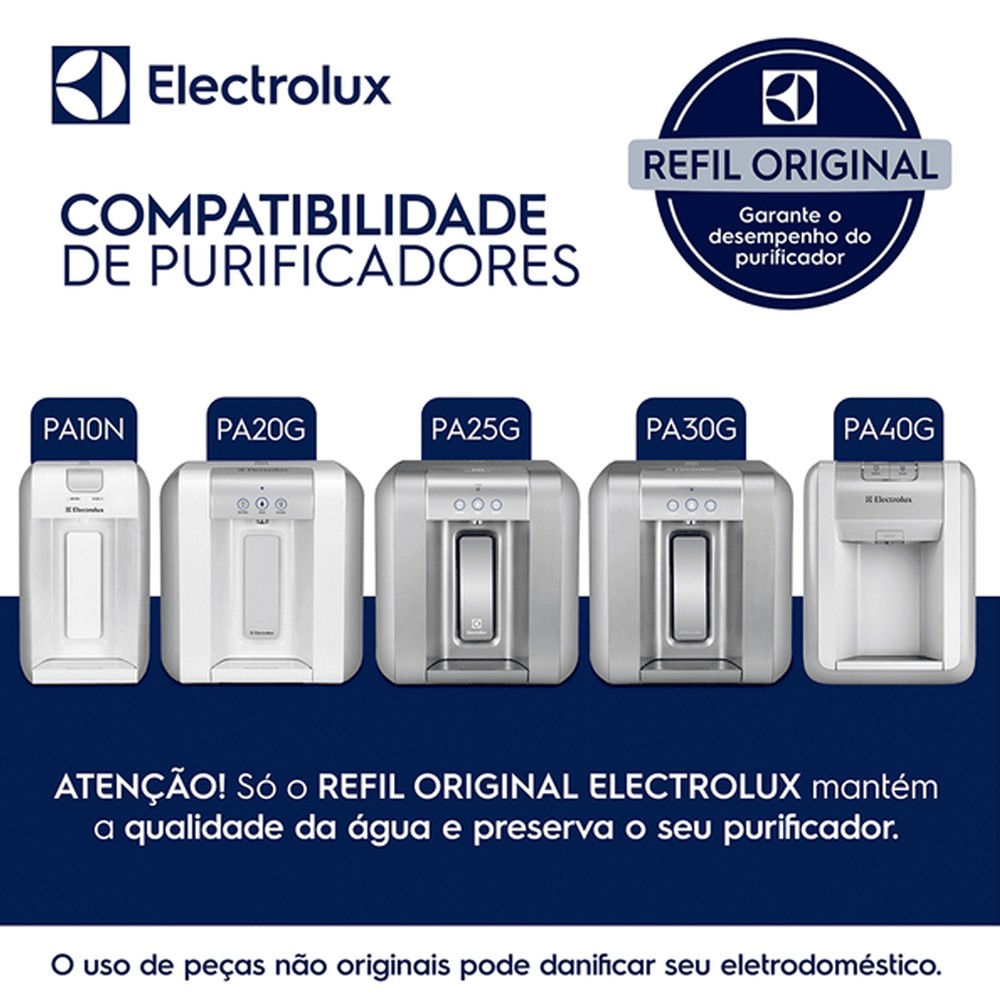 Refil Filtro PA10N PA20G PA25G PA30G E PA40G - Electrolux