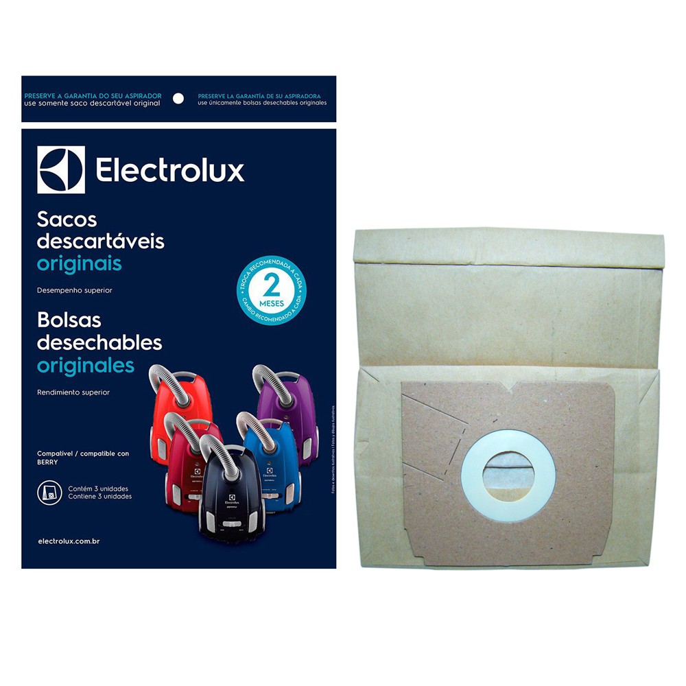 Saco descartável para aspirador de pó Berry
