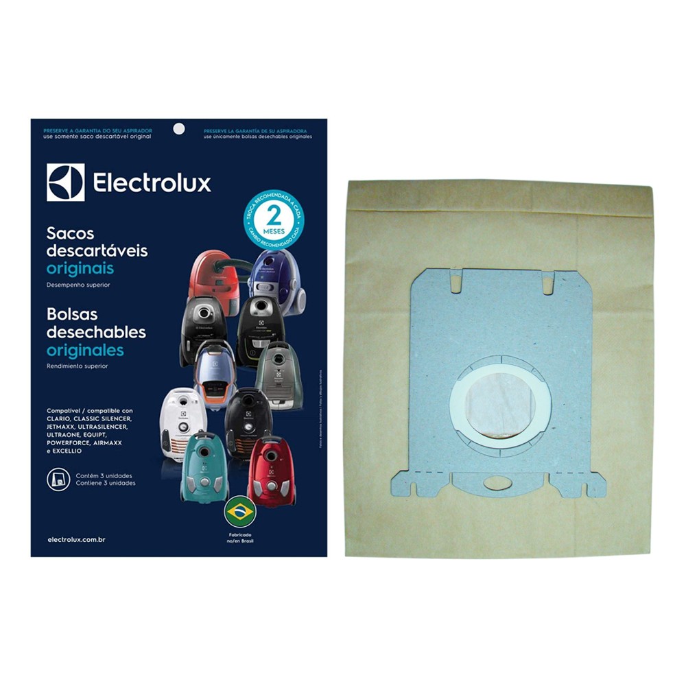 Saco Descartável para Aspirador de Pós Clario/ Classic