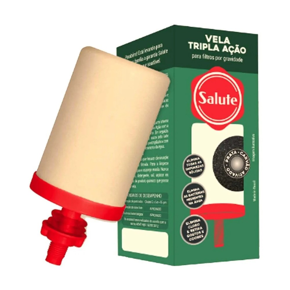 Vela Tripla Ação - Salute