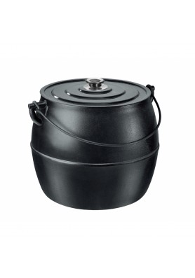 Caldeirão de Ferro Bojudo com Tampa de Aço 28 Litros - Fumil