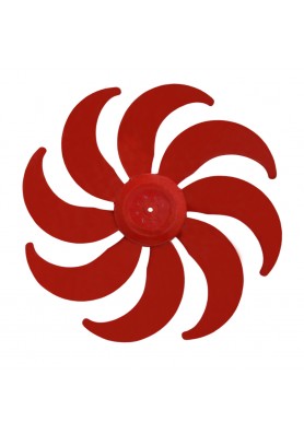 Hélice Ventilador Mondial 50 cm 8 pás VPS-52-8P-NP Red Line Vermelho Original