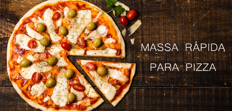 Receita de Massa Rápida para Pizza